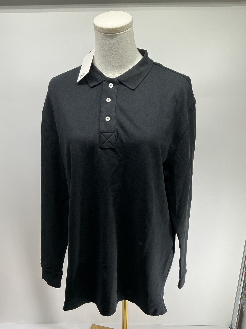 Organic Cotton Long Sleeve Pique Polo